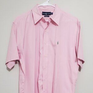 Ralph Lauren Pink Short Sleeve Shirt 🌸